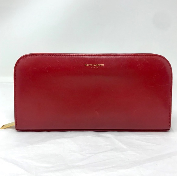 Saint Laurent Rive Gauche Long Zip Around Wallet - Picture 1 of 10